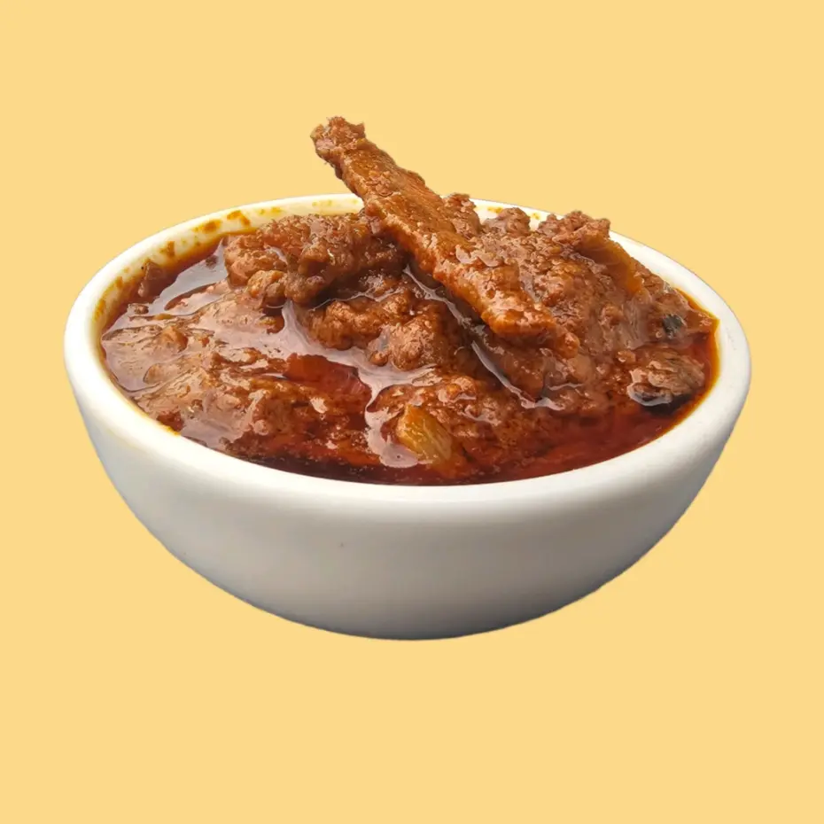 Dry fish gravy