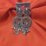Divine Radha Krishna Antique Earrings