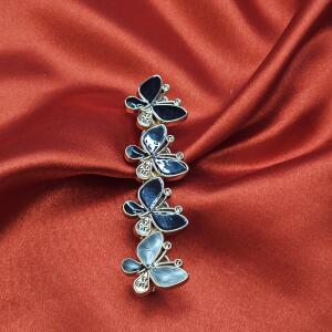 Midnight Butterfly Luxe Catch Clip