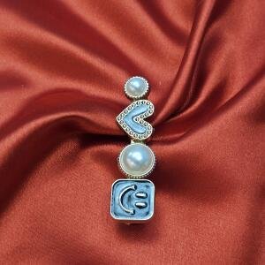 Funky Charm Drop Barrette