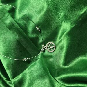 Crystal Tree of Life Invisible Chain Pendant