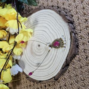 Ruby Pearl Heritage Invisible Chain Pendant