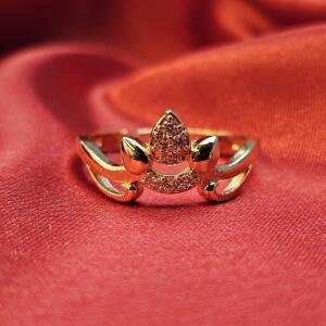 Golden Lotus Bloom Ring – By Noolxz